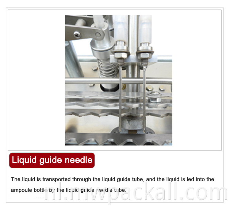 Hoge snelheid en kwaliteit automatische ampoule -injectie vulmachine ampullen vul- en afdichtingsmachine